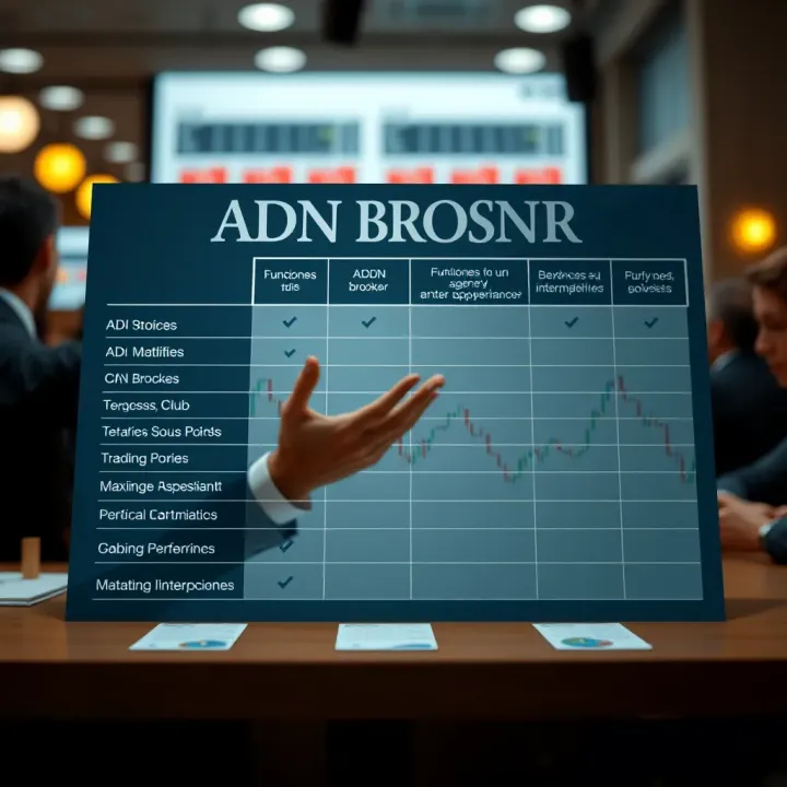 Comparison chart showing differences between an ADN broker and other types of intermediaries in trading and negotiations