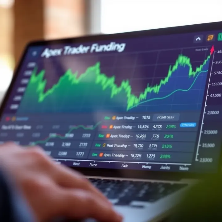 Graph showing the growth and structure of Apex Trader Funding platform