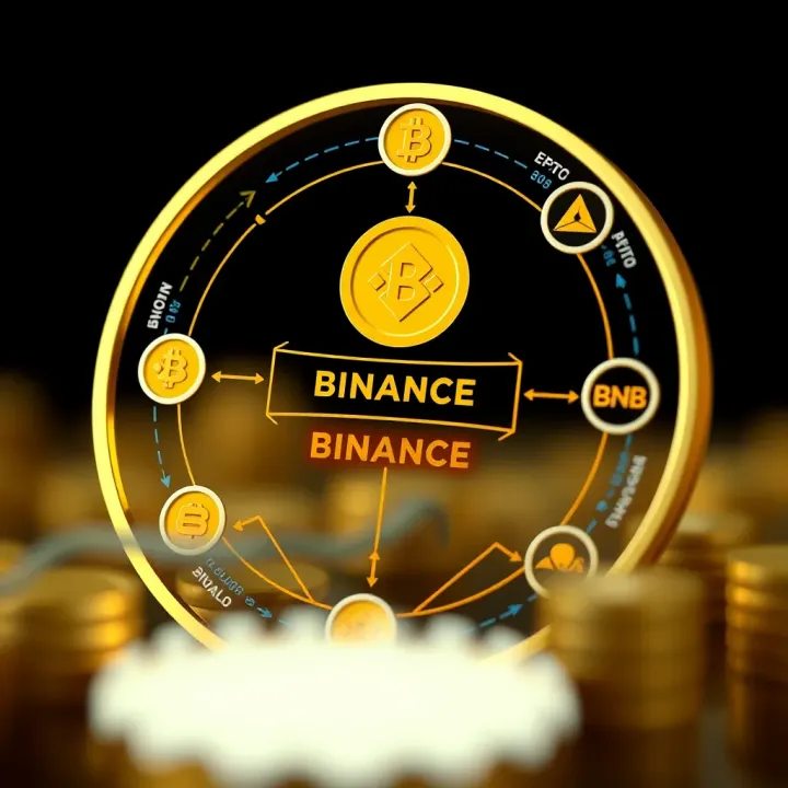 Diagram illustrating Binance Coin's role and applications within the Binance ecosystem