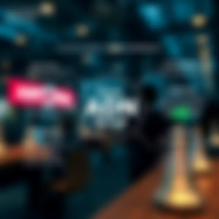 Diagram illustrating the role and key functions of an ADN broker in financial and technological markets