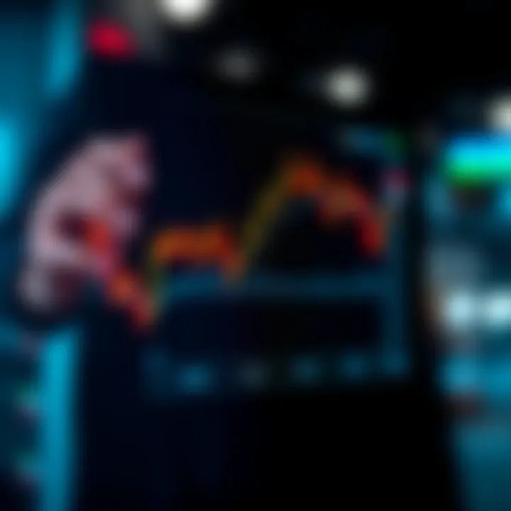 Graph illustrating the basic concept and payout structure of binary options trading