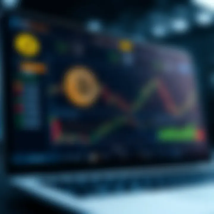 Interface of an automated trading platform showing Bitcoin transactions and analytics