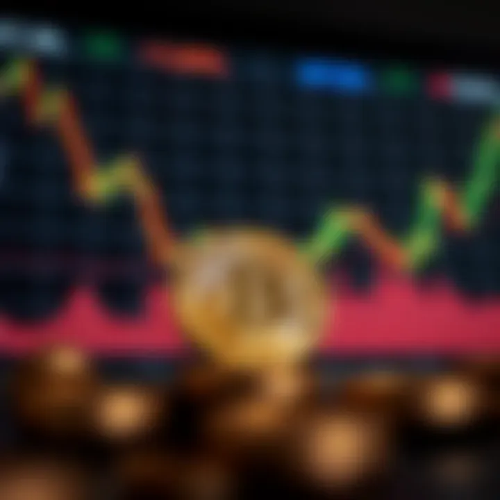 Bitcoin Price Trends with Technical Analysis Indicators Graph showing Bitcoin price movement with technical analysis indicators