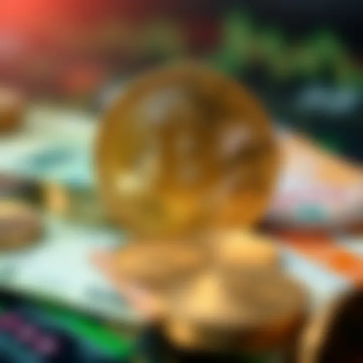 Bitcoin Regulatory Environment in Colombia Digital representation of Bitcoin and Colombian currency with regulatory symbols