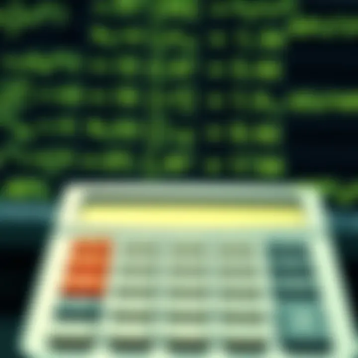 Mathematical symbols and functions displayed on a digital screen representing derivative calculations