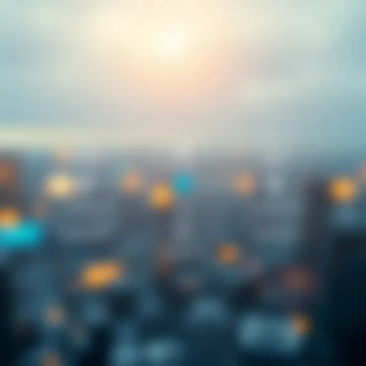 Diagram illustrating how Chainlink connects smart contracts to external real-world data sources through decentralized oracles