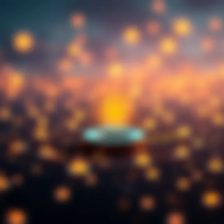 Visual representation of blockchain ecosystem highlighting Chainlink's role in enhancing security and reliability