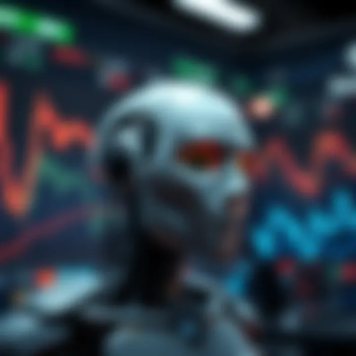 Conceptual visualization of automated trading strategies using artificial intelligence