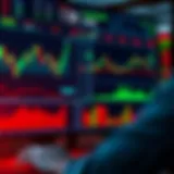 Digital interface showing data charts and AI integration in financial trading