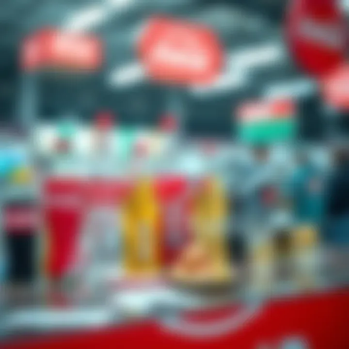 Global market share comparison of major beverage companies competing with Coca-Cola