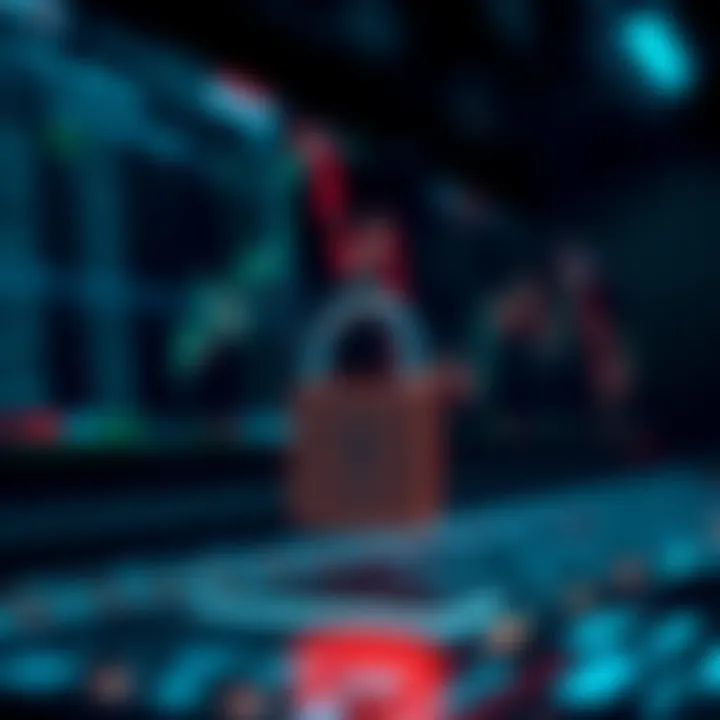 Visual representation of security measures and legal considerations in automated API trading