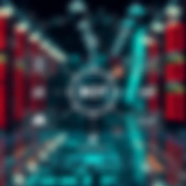 Diagram illustrating the operation of automated binary trading bots in financial markets