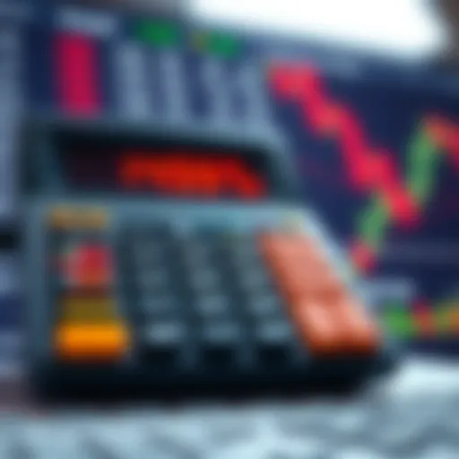 Forex Pip Calculator Functionality and Currency Pair Analysis Illustration of a Forex pip calculator displaying currency pairs and pip values