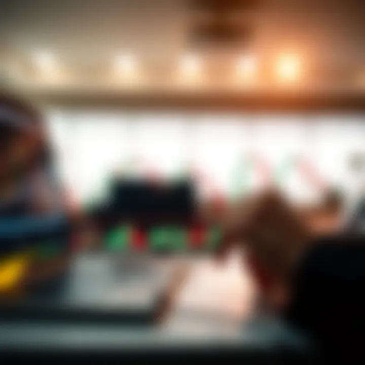 Chart illustrating risk management and trading strategy using pip counting in forex