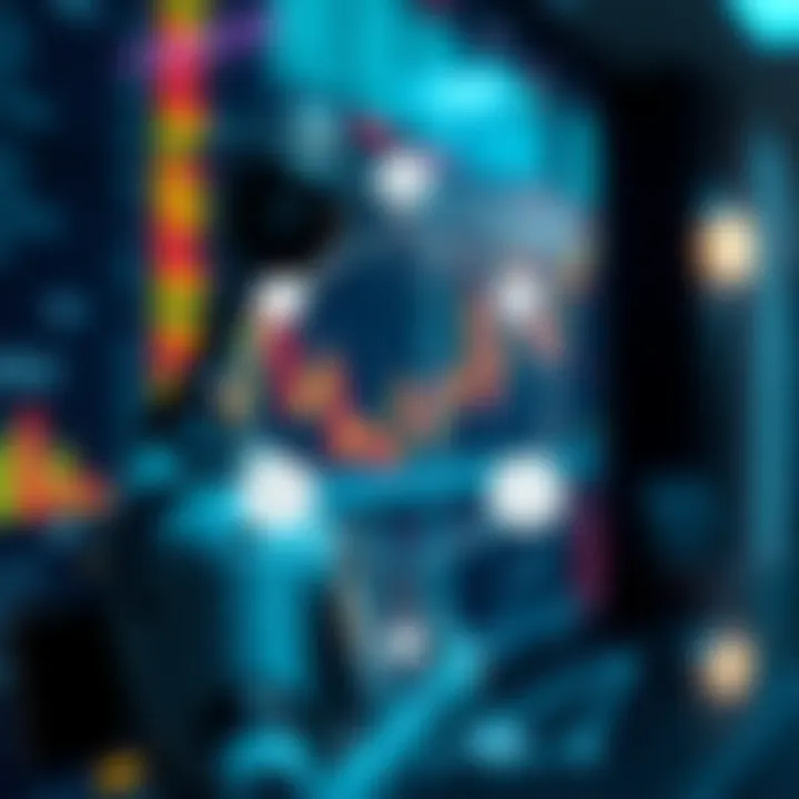 Diagram showing how a trading bot automates financial market transactions based on predefined algorithms