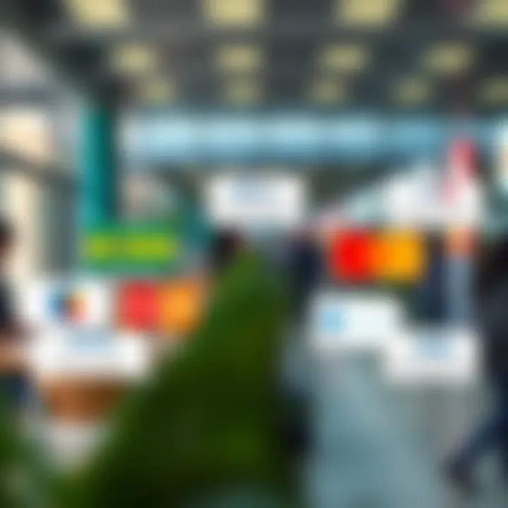 Illustration showing various payment methods available on Deriv platform