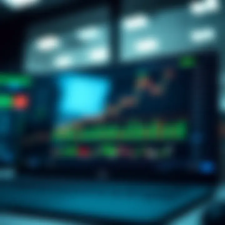 Graph displaying upward trading performance with Apex Trader platform interface