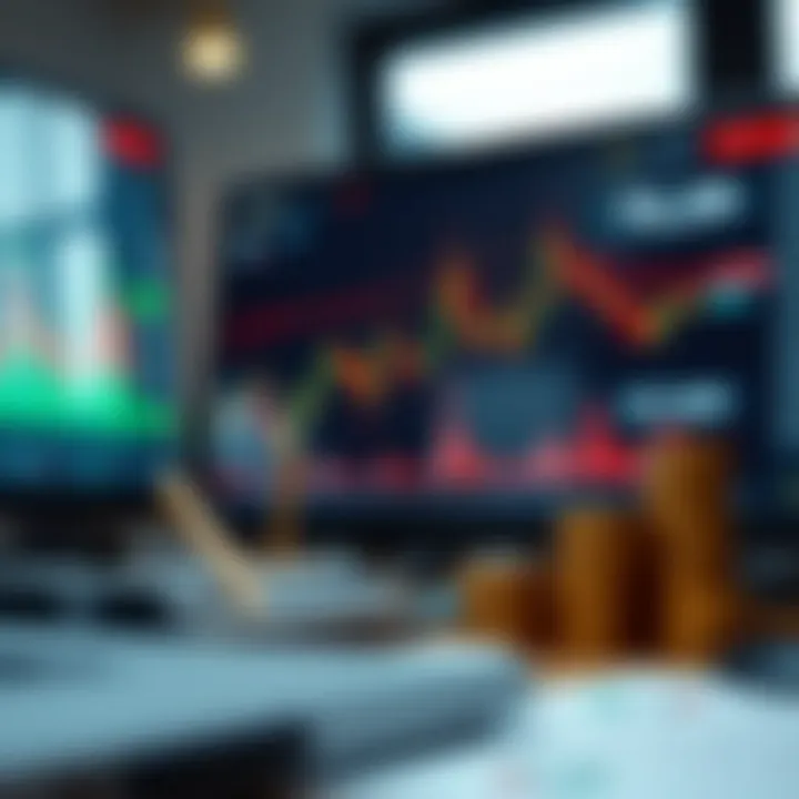 Financial charts and graphs illustrating trading strategies