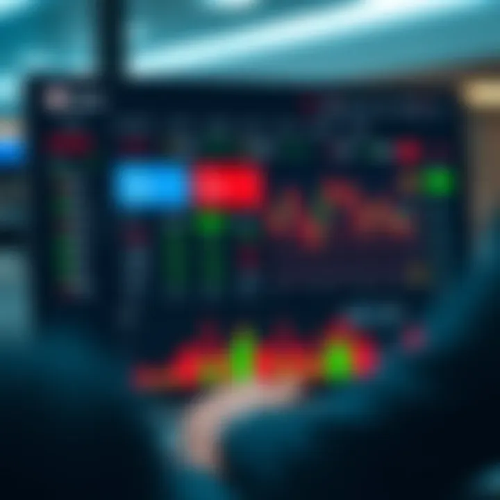 Dashboard overview of IQ Option trading platform showing various asset options and market data