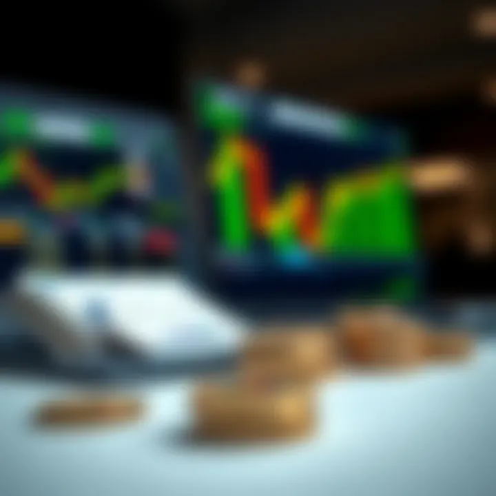 Visual representation of trading strategies and risk management tools available on IQ Option