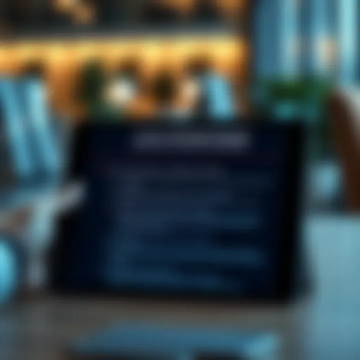 Checklist on a digital tablet highlighting common withdrawal errors and solutions