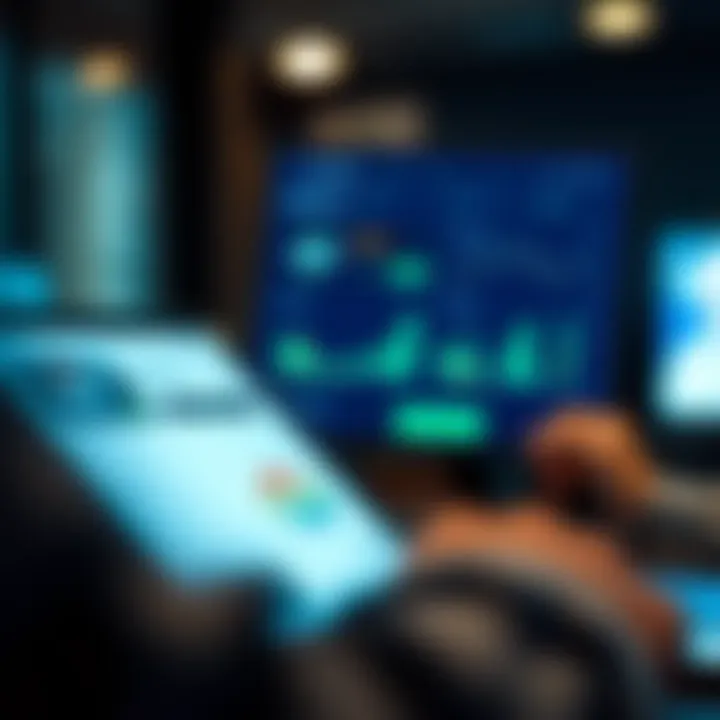 User experience review with digital feedback and ratings on finance app