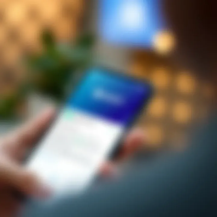 Mobile phone displaying Nequi app with confirmation of received funds