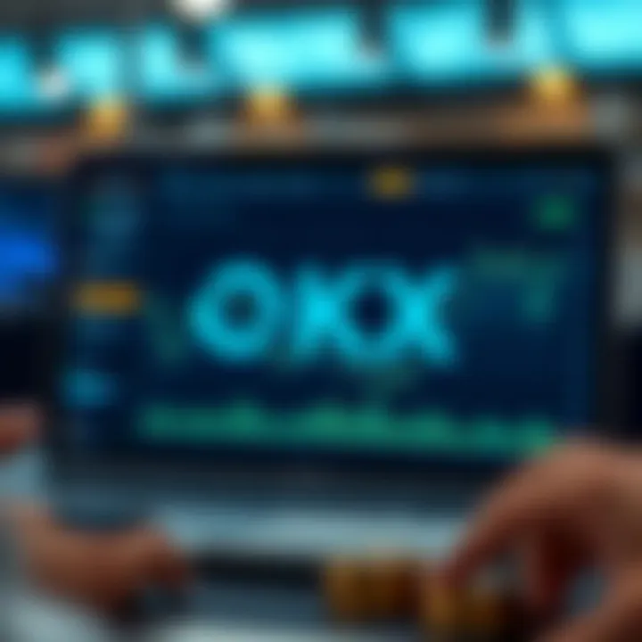 Secure digital cryptocurrency exchange platform interface