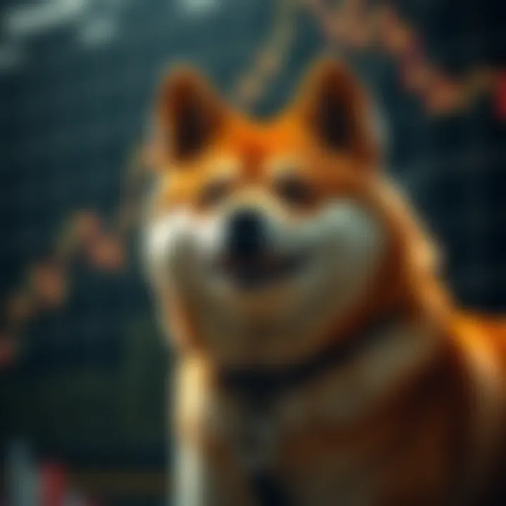 Graph displaying recent price trends and market fluctuations of Shiba Inu cryptocurrency