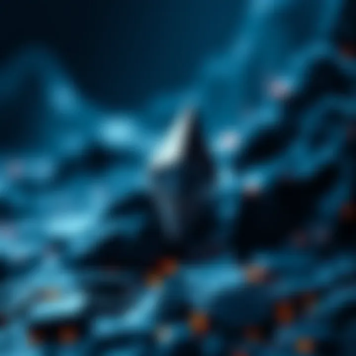 Visual representation of future scenarios and expert insights on Ethereum blockchain development