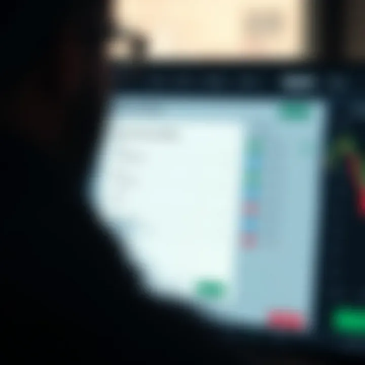 Secure account settings on trading platform dashboard