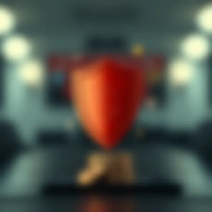 Illustration of secure transaction with shield and currency symbols indicating safe fund withdrawal