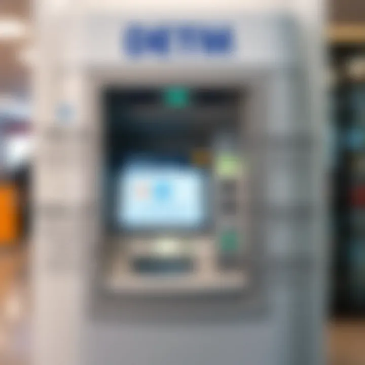 Graphic showing security features and safe usage tips for Deriv ATMs