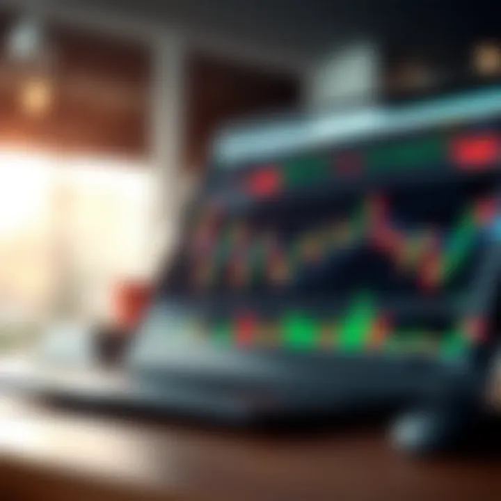 Visual representation of trading indicators and analysis tools from Deriv and TradingView