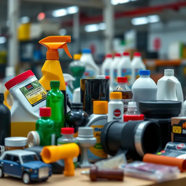 Diverse range of manufactured products created by Colombian industries