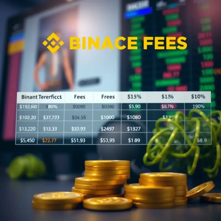 Visual representation of different types of Binance trading fees with tips for reducing costs