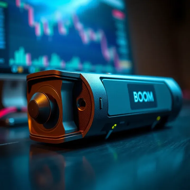 Close-up view of a modern electronic device showcasing its advanced features and sleek design