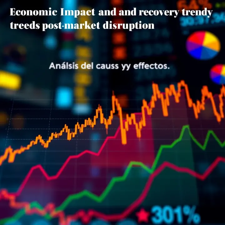 Graph illustrating the economic impact and recovery trends following the market disruption event