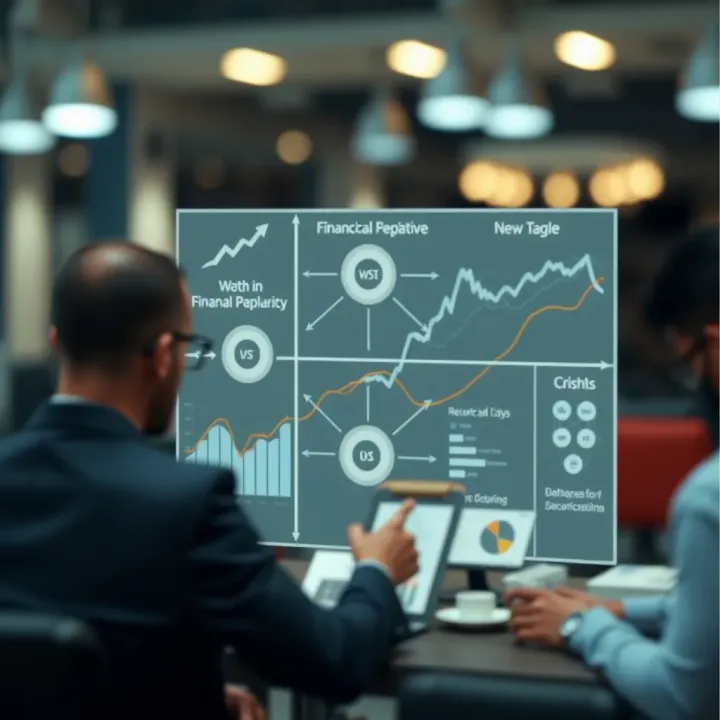 Technical and Human Factors Behind the Financial System Collapse Diagram showing technical and human factors contributing to the financial system collapse