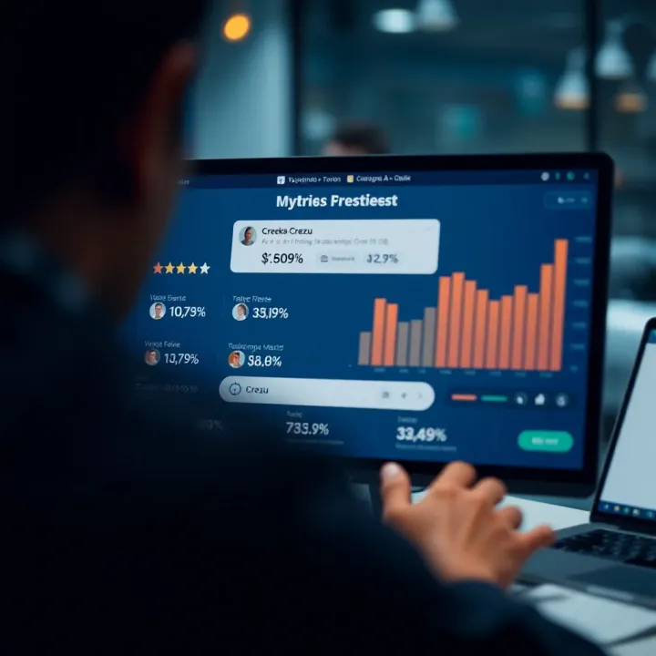 Analysis of User Feedback on Crezu Platform Graphical representation of user reviews and ratings for a financial service platform