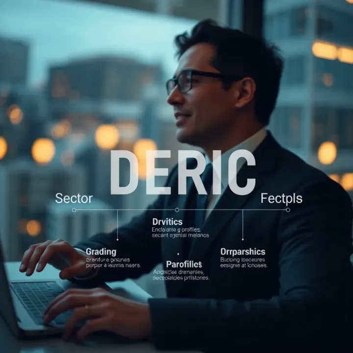 Graphic showing applications of Deric in different sectors with examples
