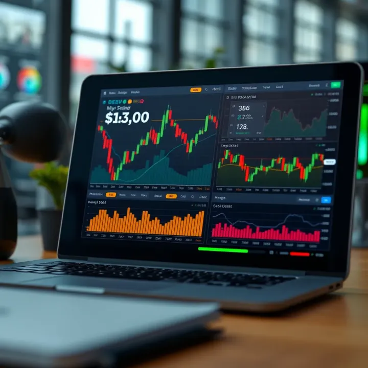 Chart analysis and financial tools available on Deriv GO app for secure online trading