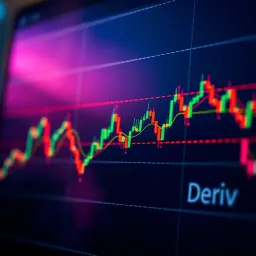 Graph showing integration of Deriv trading platform with TradingView charts