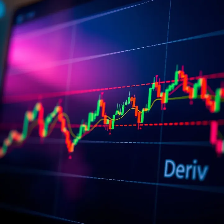 Graph showing integration of Deriv trading platform with TradingView charts