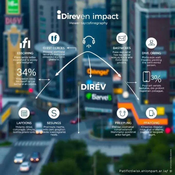 Visual representation of Direv's impact across various economic and legal sectors in Colombia
