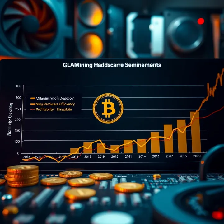 Dogecoin Mining Hardware Efficiency and Profitability Analysis Chart illustrating the relationship of mining hardware efficiency and profitability in Dogecoin mining