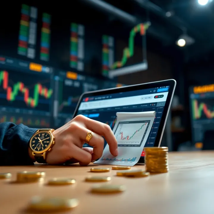 Illustration of earning commissions through an online trading referral system