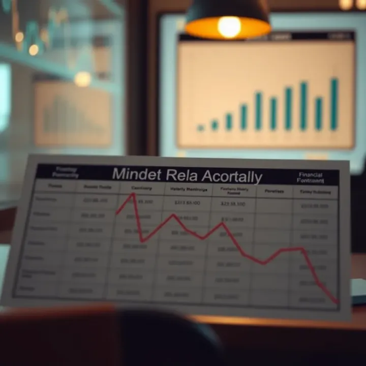 Chart illustrating emotional control and mindset improvement techniques for better money management