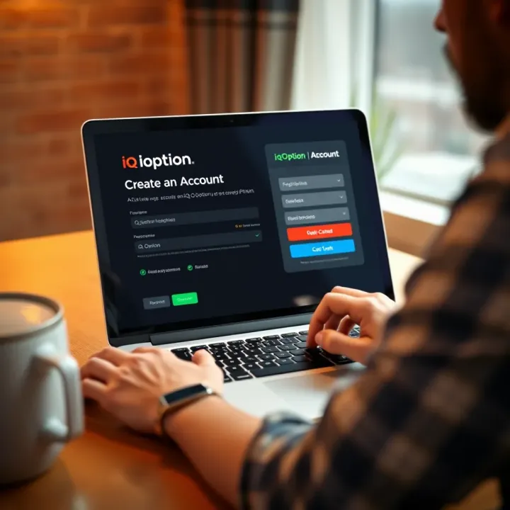 User filling out registration form on laptop screen
