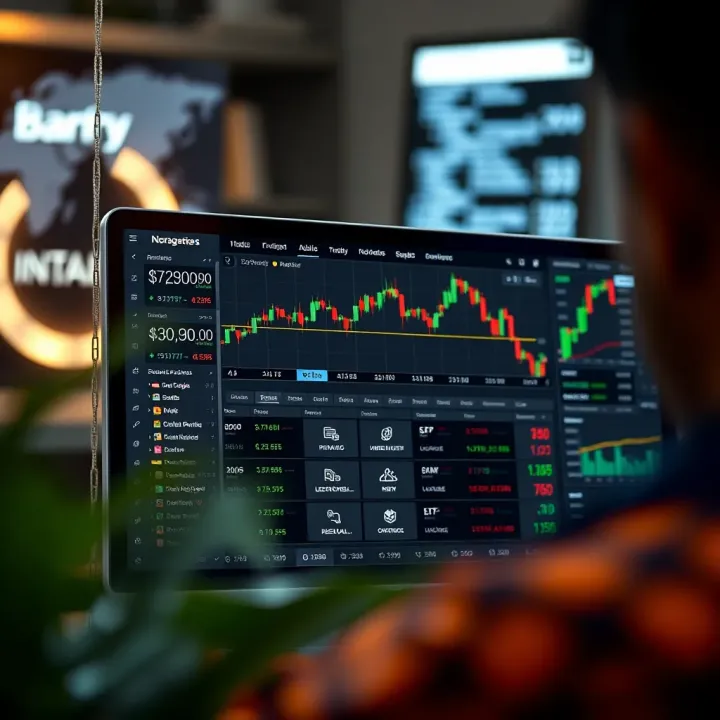 User-friendly trading platform interface showing diverse investment options
